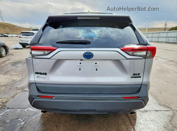 4T3B6RFV1MU043276 2021 TOYOTA RAV4 Silver Rear view