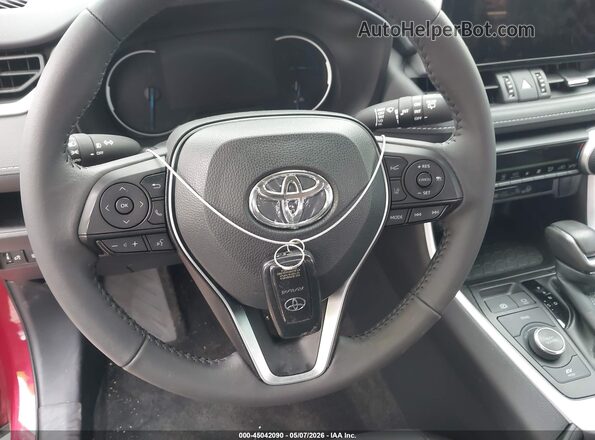 4T3B6RFV2RU155110 2024 TOYOTA LE Red Вид панелі приладів