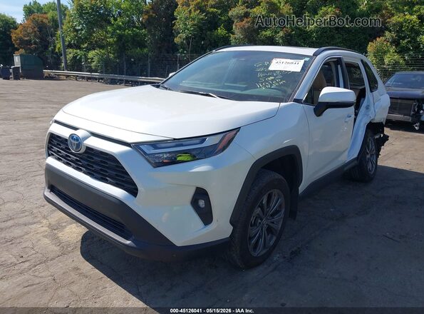 4T3B6RFV3RU156833 2024 TOYOTA RAV4 HYBRID White Առջևի ձախ երեք քառորդ տեսարան