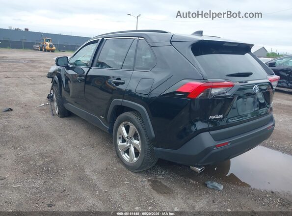 4T3B6RFV8MU007701 2021 TOYOTA RAV4 HYBRID Черный Задняя левая четверть