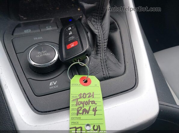 4T3B6RFV8MU007701 2021 TOYOTA RAV4 HYBRID Черный Вид панели приборов