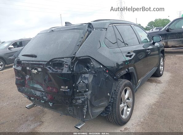 4T3B6RFV9MU030792 2021 TOYOTA RAV4 HYBRID Black Հետևի աջ