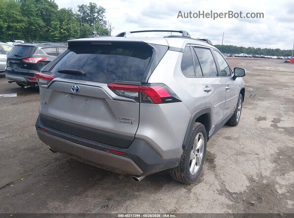 4T3D6RFV5MU011682 2021 TOYOTA RAV4 HYBRID Gray Задня права чверть