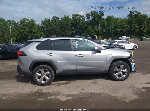 4T3D6RFV5MU011682 2021 TOYOTA RAV4 HYBRID Gray Вид задньої частини салону