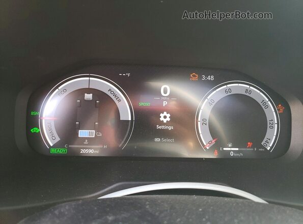 4T3D6RFV8RU142368 2024 TOYOTA LIMITED Silver Vista del cuadro de instrumentos