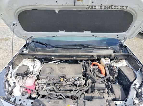 4T3D6RFVXPU135578 2023 TOYOTA RAV4 White Vista del compartimento del motor