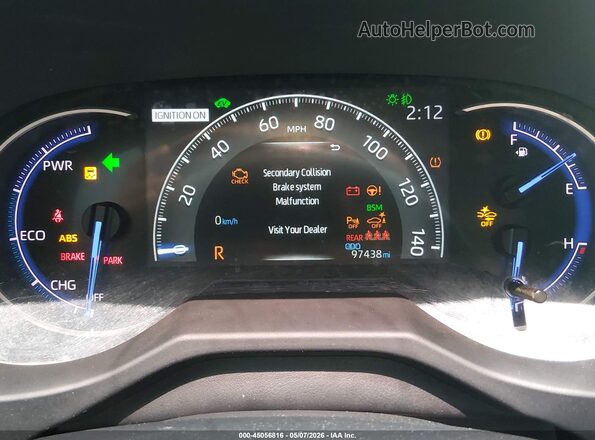 4T3DWRFV3LU005331 2020 TOYOTA LIMITED White Vista de los asientos traseros