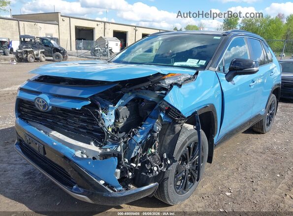 4T3E6RFV0NU094072 2022 TOYOTA RAV4 HYBRID Blue 