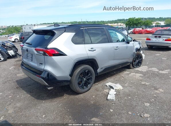 4T3E6RFV0SU199299 2025 TOYOTA RAV4 HYBRID Silver Trasero derecho