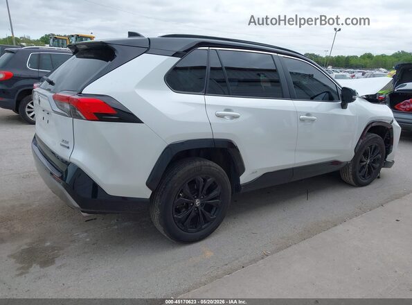 4T3E6RFV1PU110119 2023 TOYOTA RAV4 HYBRID White Հետևի աջ