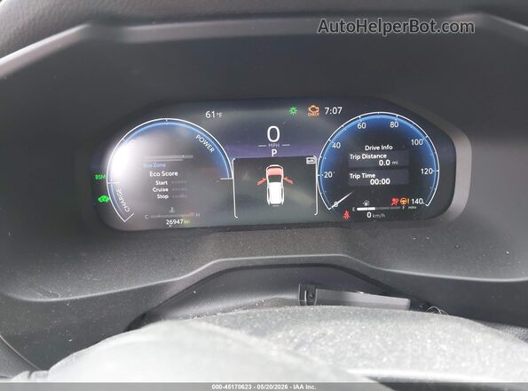 4T3E6RFV1PU110119 2023 TOYOTA RAV4 HYBRID White Հետևի նստատեղերի տեսք