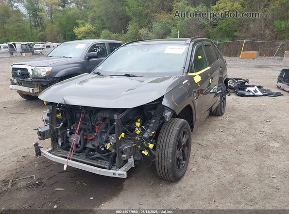 4T3E6RFV3MU063218 2021 TOYOTA RAV4 HYBRID Gray Передня ліва чверть