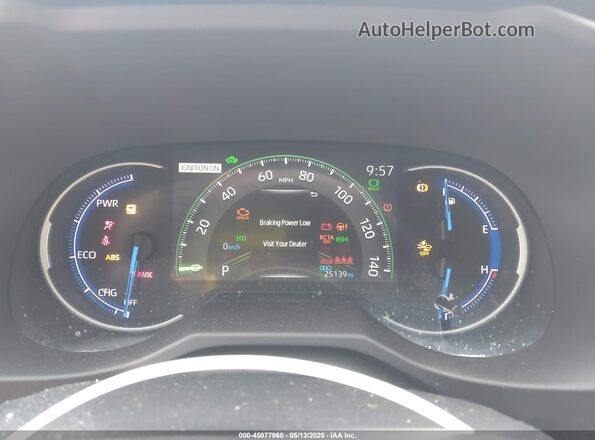 4T3E6RFV3MU063218 2021 TOYOTA RAV4 HYBRID Gray Вид задніх сидінь
