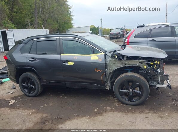 4T3E6RFV3MU063218 2021 TOYOTA RAV4 HYBRID Gray Вид задньої частини салону