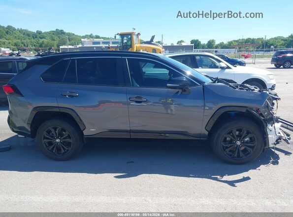 4T3E6RFV6PU124727 2023 TOYOTA RAV4 HYBRID Gray Vista interior trasera