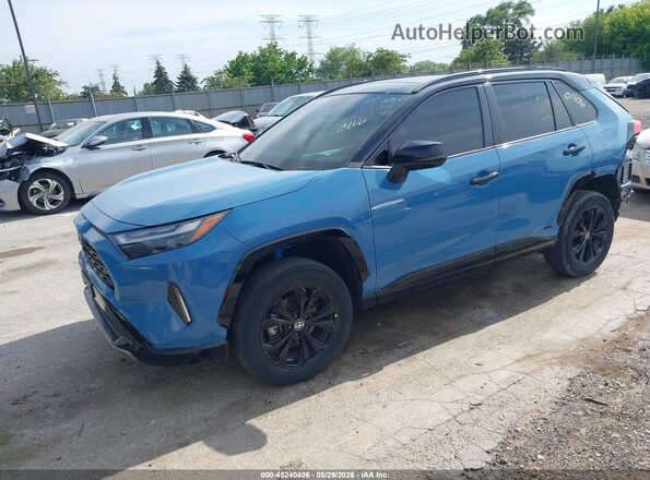 4T3E6RFV6RU154264 2024 TOYOTA RAV4 HYBRID Blue Առջևի ձախ երեք քառորդ տեսարան