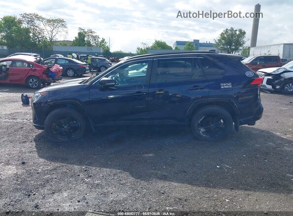 4T3E6RFV7MU052948 2021 TOYOTA RAV4 HYBRID Dark Blue Vista interior de 360 grados