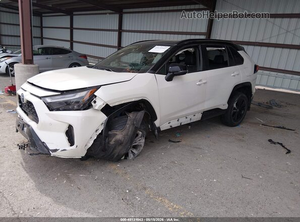 4T3E6RFV7NU089208 2022 TOYOTA RAV4 HYBRID White Передня ліва чверть