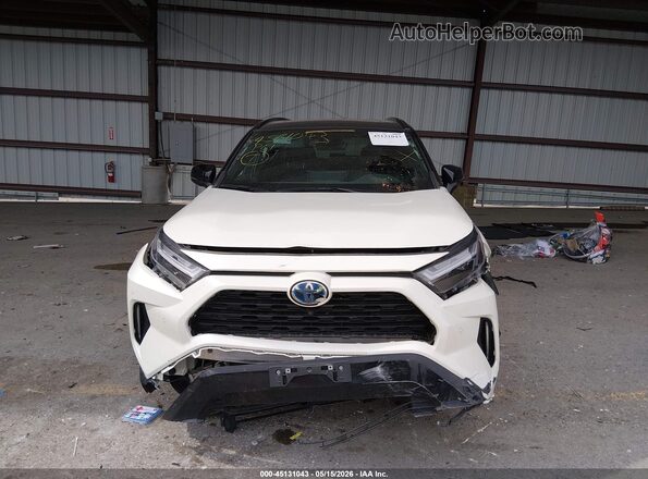4T3E6RFV7NU089208 2022 TOYOTA RAV4 HYBRID White Вид щитка приладів