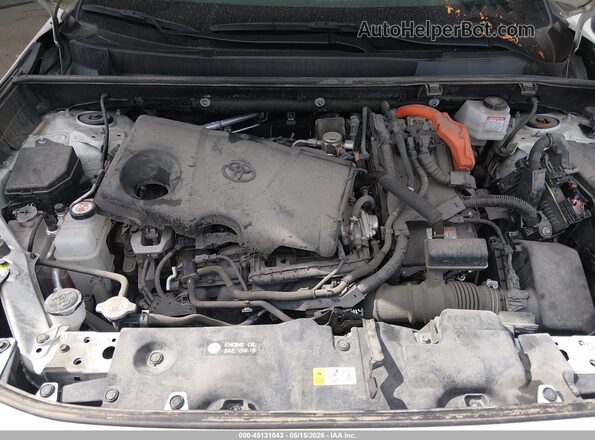 4T3E6RFV7NU089208 2022 TOYOTA RAV4 HYBRID White Вид ззаду