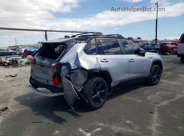 4T3E6RFV8MU007033 2021 TOYOTA RAV4 Silver Trasero derecho