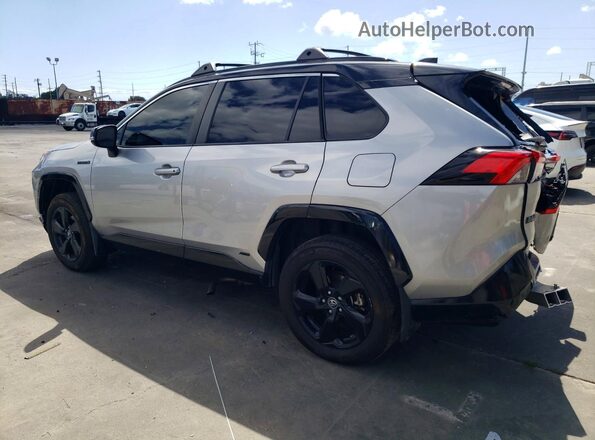 4T3E6RFV8MU007033 2021 TOYOTA RAV4 Silver Trasero izquierdo
