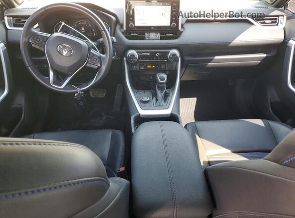 4T3E6RFV8MU017710 2021 TOYOTA RAV4 Gray Vista del salpicadero