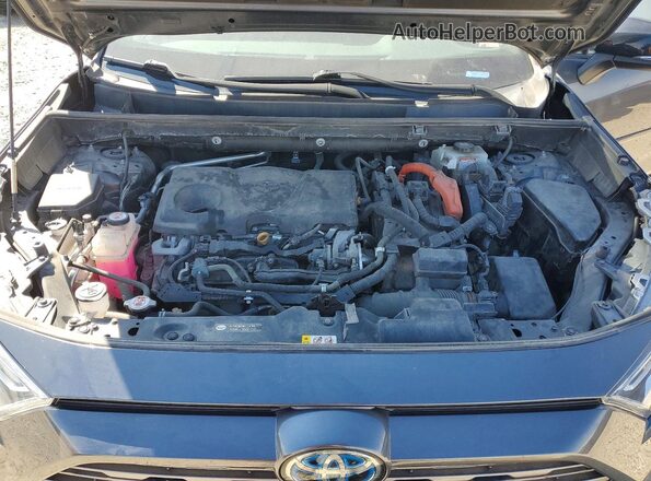 4T3E6RFV8MU017710 2021 TOYOTA RAV4 Gray Vista del compartimento del motor