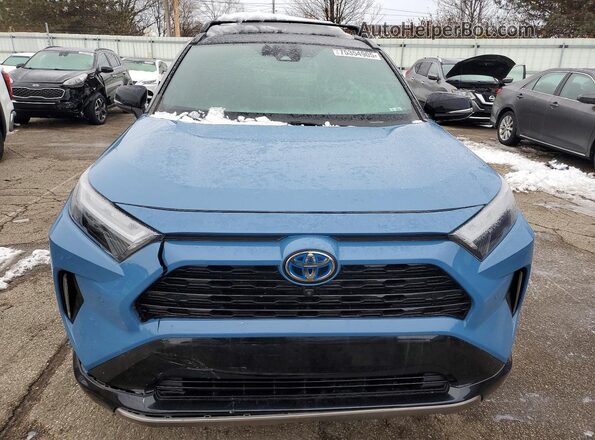 4T3E6RFV8NU071090 2022 TOYOTA RAV4 Blue წინა ხედი