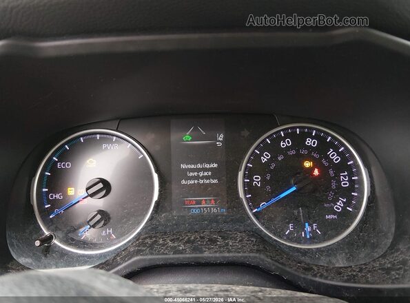 4T3L6RFV7MU024879 2021 TOYOTA RAV4 HYBRID Серый Вид задних сидений
