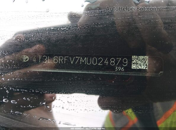 4T3L6RFV7MU024879 2021 TOYOTA RAV4 HYBRID Серый Вид подкапотного пространства