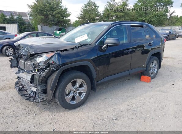 4T3LWRFV0NU068403 2022 TOYOTA RAV4 HYBRID Black Передня ліва чверть
