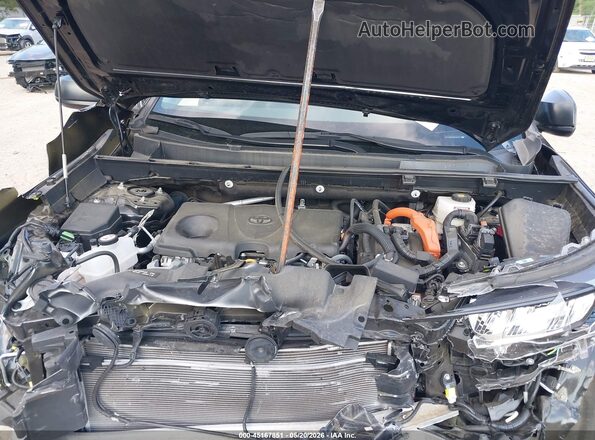 4T3LWRFV0NU068403 2022 TOYOTA RAV4 HYBRID Black Вид ззаду