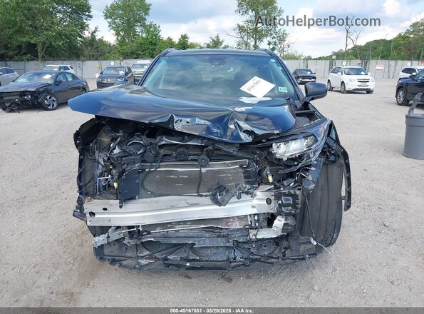 4T3LWRFV0NU068403 2022 TOYOTA RAV4 HYBRID Black Вид задньої частини салону