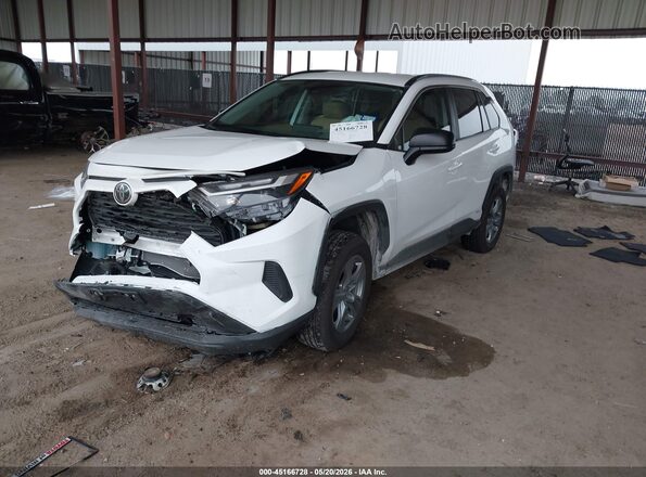 4T3LWRFV8SU210735 2025 TOYOTA RAV4 HYBRID White წინა მარცხენა ხედი სამი მეოთხედიდან