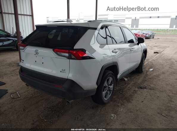 4T3LWRFV8SU210735 2025 TOYOTA RAV4 HYBRID White უკანა მარჯვენა