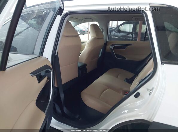 4T3LWRFV8SU210735 2025 TOYOTA RAV4 HYBRID White VIN კოდის სტიკერის ხედი