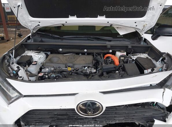 4T3LWRFV8SU210735 2025 TOYOTA RAV4 HYBRID White უკანა ხედი