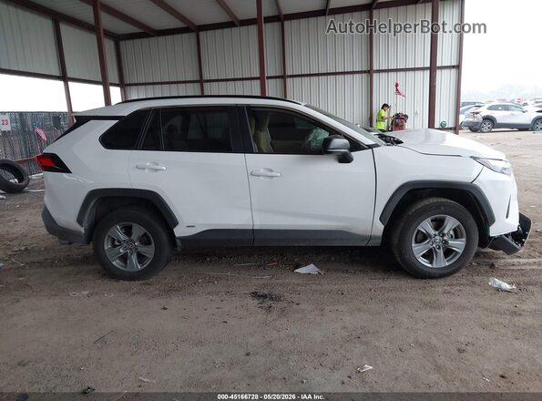 4T3LWRFV8SU210735 2025 TOYOTA RAV4 HYBRID White უკანა სალონის ხედი