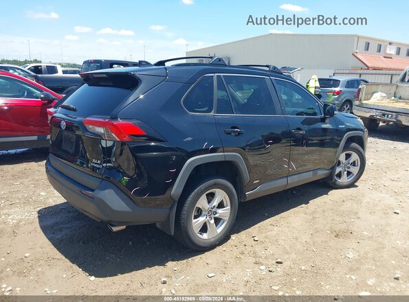 4T3R6RFV2MU014691 2021 TOYOTA RAV4 HYBRID Black Задня права чверть