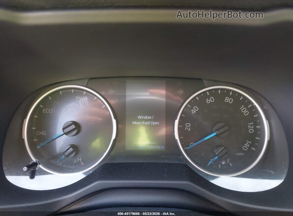 4T3R6RFV8MU011195 2021 TOYOTA RAV4 HYBRID Черный Вид задних сидений