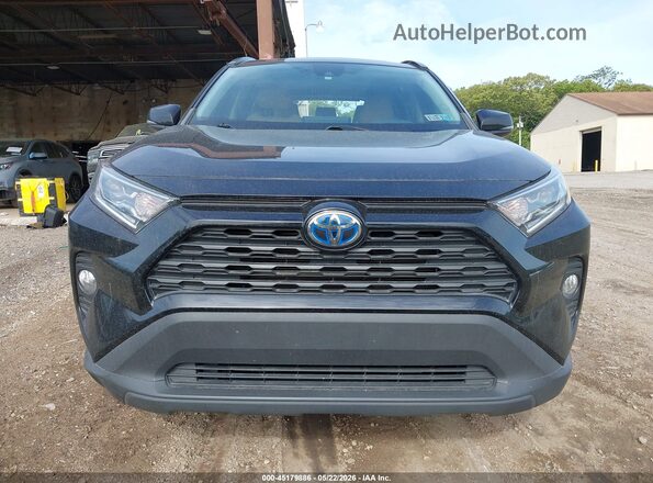 4T3R6RFV8MU011195 2021 TOYOTA RAV4 HYBRID Черный Вид панели приборов