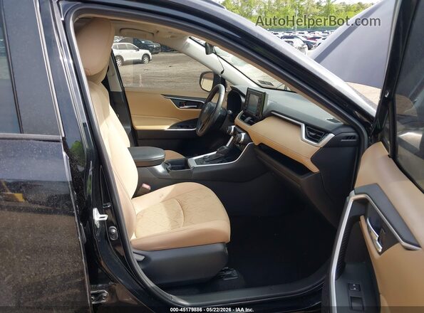 4T3R6RFV8MU011195 2021 TOYOTA RAV4 HYBRID Черный Вид салона спереди