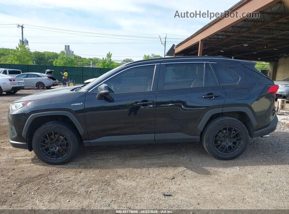 4T3R6RFV8MU011195 2021 TOYOTA RAV4 HYBRID Черный Вид задней части салона