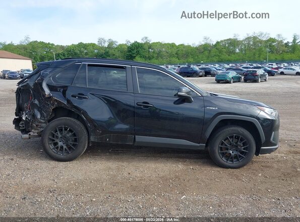 4T3R6RFV8MU011195 2021 TOYOTA RAV4 HYBRID Черный Вид щитка приборов