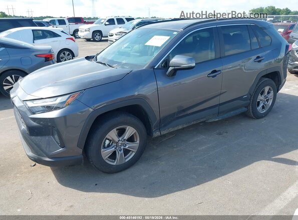 4T3RWRFV0SU173948 2025 TOYOTA RAV4 HYBRID Gray Առջևի ձախ երեք քառորդ տեսարան