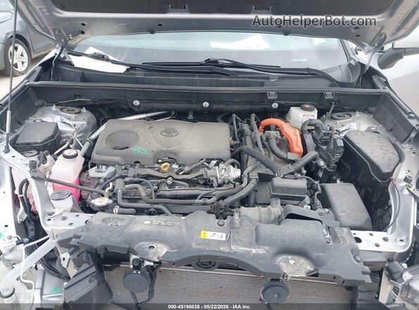 4T3RWRFV2RU145854 2024 TOYOTA RAV4 HYBRID Silver Widok z tyłu