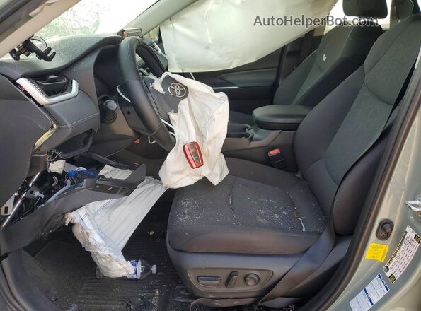 4T3RWRFV3MU036652 2021 TOYOTA RAV4 Gray Widok wnętrza z przodu