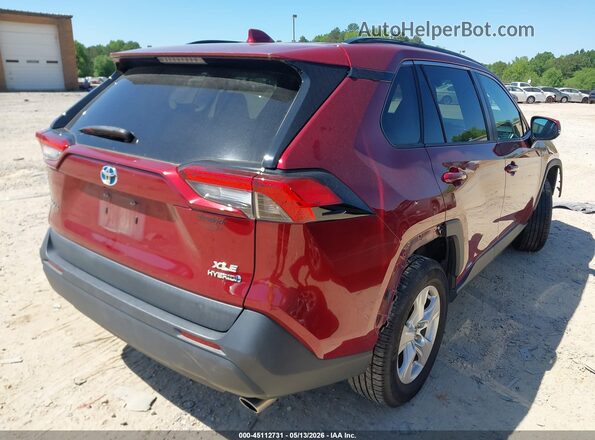4T3RWRFV4MU018080 2021 TOYOTA LE Red უკანა მარჯვენა