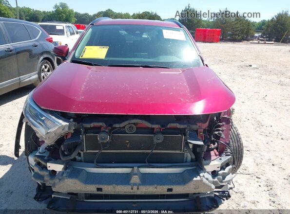 4T3RWRFV4MU018080 2021 TOYOTA LE Red ხელსაწყოთა პანელის ხედი